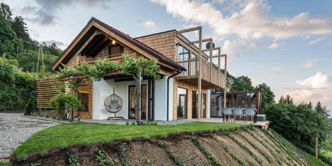Steirerblicke- Schilcherhaus Greisdorf Kültér fotó